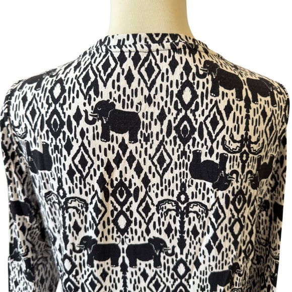 IBKUL TOP ATHLETIC PULL ON ELEPHANT PRINT GOLF OUTDOORS UPF NYLON LONG SLEEVE S - Picture 5 of 11